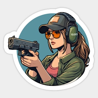 Tactical Girl Sticker